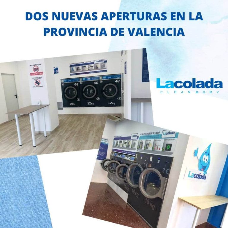 Valencia estrena dos nuevas lavanderías LaColada este mes de mayo