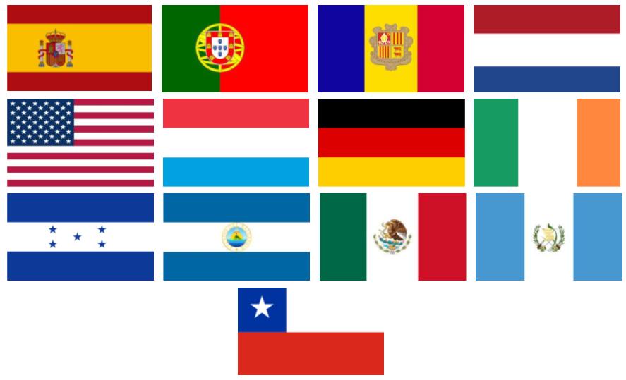 Lavanderías en 14 paises